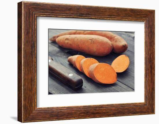 Raw Sweet Potatoes-tashka2000-Framed Photographic Print