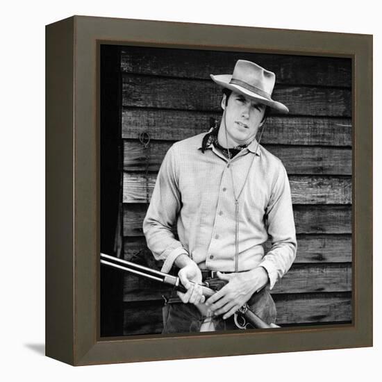 Rawhide, Clint Eastwood, 1959-66-null-Framed Stretched Canvas