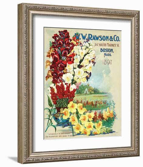 Rawson Seed Company Boston-null-Framed Art Print