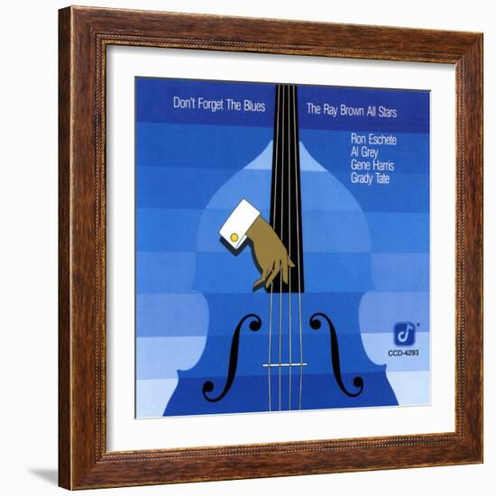 Ray Brown All Stars, Don't Forget The Blues-null-Framed Art Print