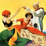 "Just Married, Just Landed," Country Gentleman Cover, July 1, 1929-Ray C. Strang-Giclee Print