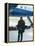 Ray Charles Beside His Private Jet-null-Framed Stretched Canvas