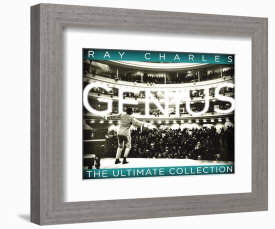 Ray Charles - Genius the Ultimate Collection-null-Framed Art Print
