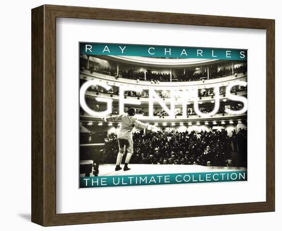 Ray Charles - Genius the Ultimate Collection-null-Framed Premium Giclee Print