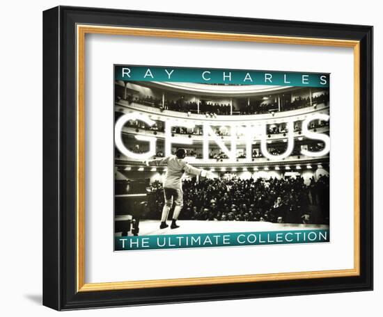 Ray Charles - Genius the Ultimate Collection-null-Framed Premium Giclee Print