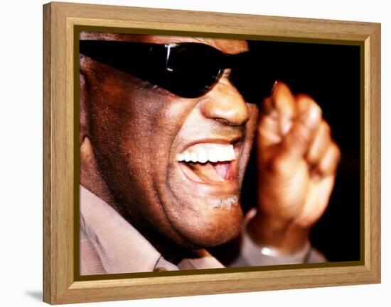 Ray Charles in Rehearsal, 1998-null-Framed Stretched Canvas