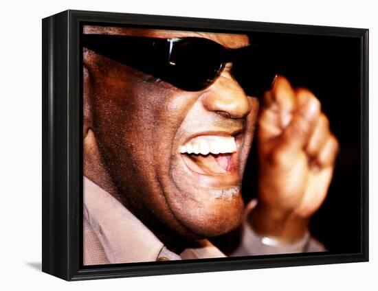 Ray Charles in Rehearsal, 1998-null-Framed Stretched Canvas