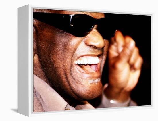 Ray Charles in Rehearsal, 1998-null-Framed Stretched Canvas