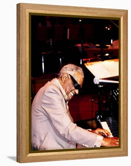 Ray Charles in Rehearsal, 1998-null-Framed Stretched Canvas