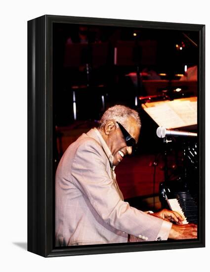 Ray Charles in Rehearsal, 1998-null-Framed Stretched Canvas