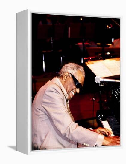 Ray Charles in Rehearsal, 1998-null-Framed Stretched Canvas