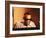 Ray Charles in the Recording Studio-null-Framed Photo