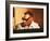 Ray Charles in the Recording Studio-null-Framed Photo