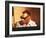 Ray Charles in the Recording Studio-null-Framed Photo