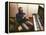 Ray Charles in the Recording Studio-null-Framed Stretched Canvas