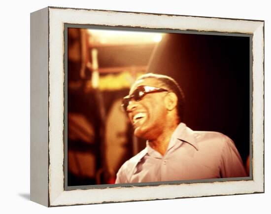 Ray Charles Laughing-null-Framed Stretched Canvas