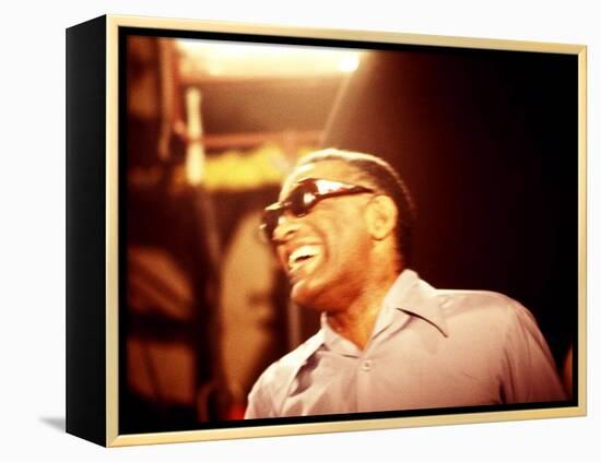 Ray Charles Laughing-null-Framed Stretched Canvas