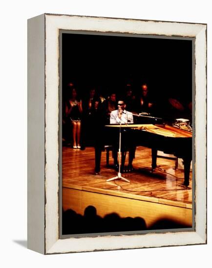 Ray Charles on Stage-null-Framed Stretched Canvas