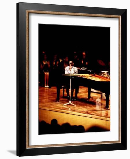 Ray Charles on Stage-null-Framed Photo