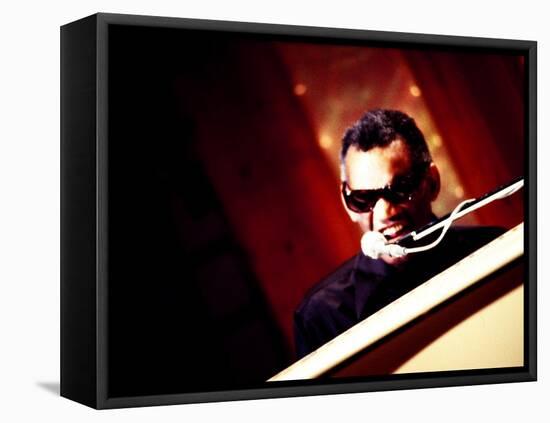 Ray Charles Performing-null-Framed Stretched Canvas