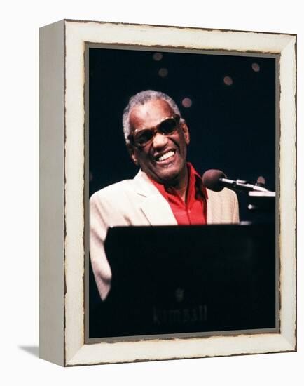 Ray Charles Performing-null-Framed Stretched Canvas