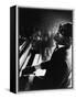 Ray Charles Playing Piano in Concert-Bill Ray-Framed Premier Image Canvas