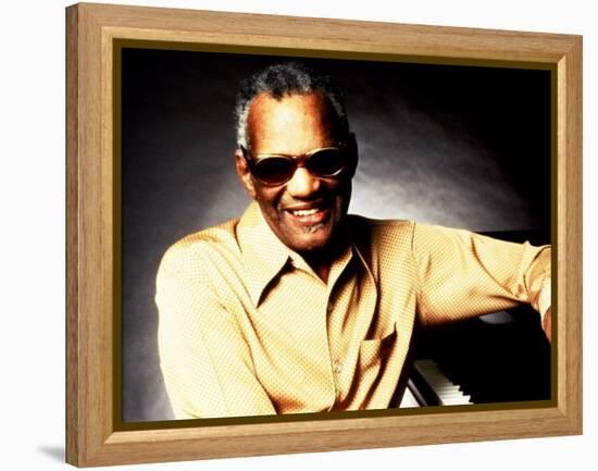 Ray Charles Portrait-null-Framed Stretched Canvas