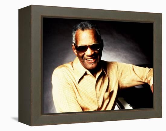 Ray Charles Portrait-null-Framed Stretched Canvas