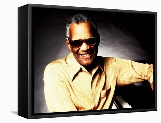 Ray Charles Portrait-null-Framed Stretched Canvas