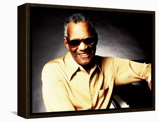 Ray Charles Portrait-null-Framed Stretched Canvas