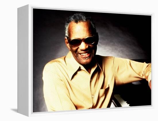 Ray Charles Portrait-null-Framed Stretched Canvas