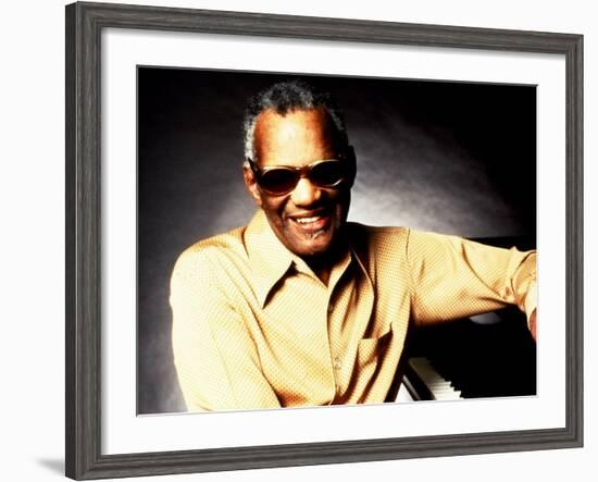 Ray Charles Portrait-null-Framed Photo