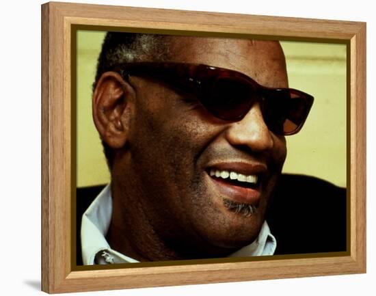 Ray Charles Portrait-null-Framed Stretched Canvas