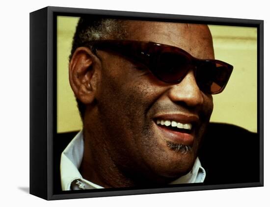 Ray Charles Portrait-null-Framed Stretched Canvas