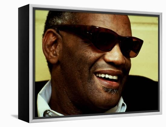 Ray Charles Portrait-null-Framed Stretched Canvas