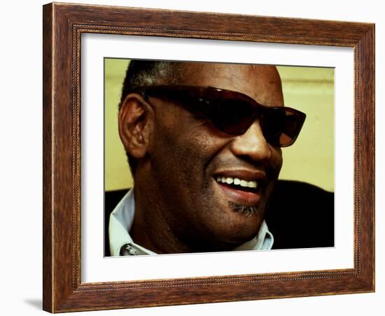 Ray Charles Portrait-null-Framed Photo