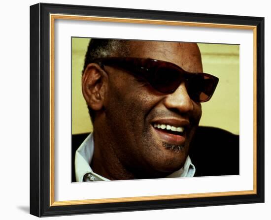 Ray Charles Portrait-null-Framed Photo