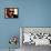 Ray Charles Portrait-null-Framed Stretched Canvas displayed on a wall