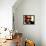 Ray Charles Portrait-null-Framed Stretched Canvas displayed on a wall