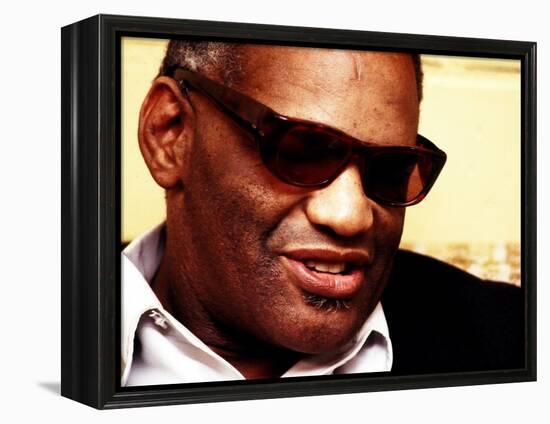 Ray Charles Portrait-null-Framed Stretched Canvas