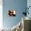 Ray Charles Portrait-null-Framed Stretched Canvas displayed on a wall