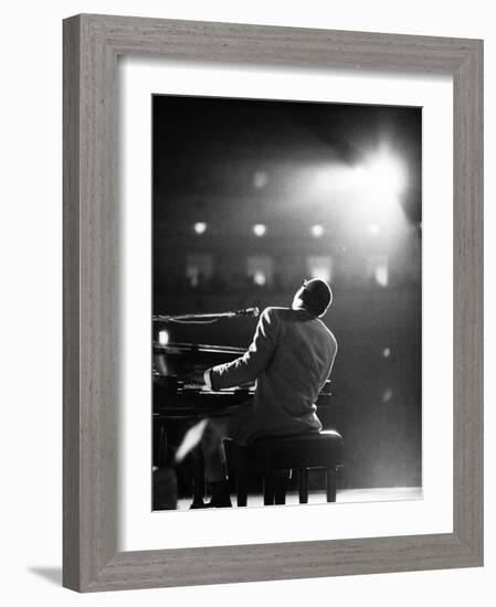 Ray Charles-Bill Ray-Framed Premium Photographic Print