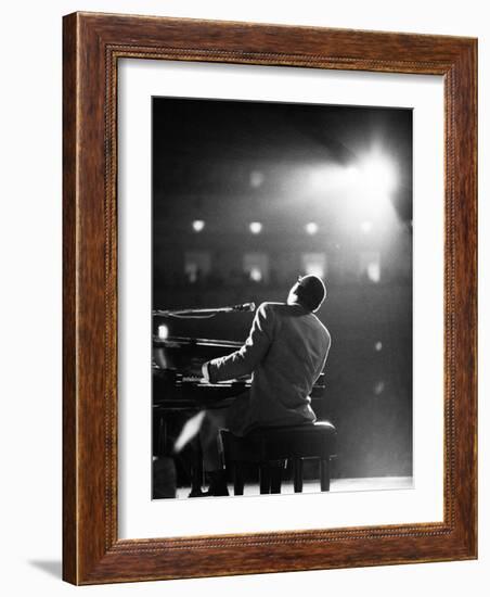 Ray Charles-Bill Ray-Framed Premium Photographic Print