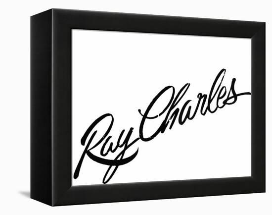 Ray Charles-null-Framed Stretched Canvas