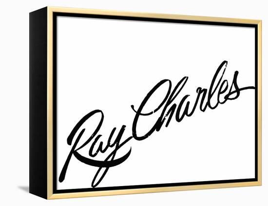 Ray Charles-null-Framed Stretched Canvas