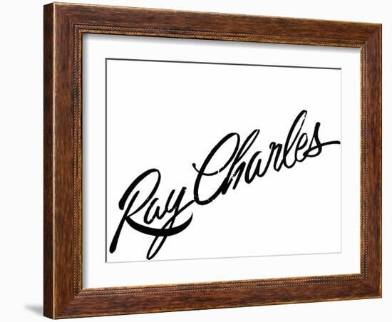 Ray Charles-null-Framed Photo