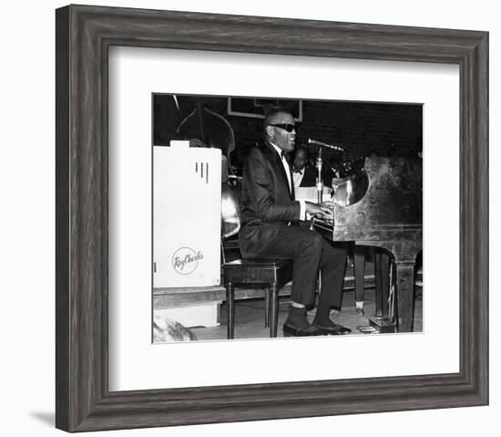 Ray Charles--Framed Photo