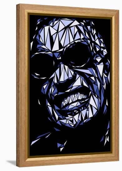 Ray Charles-Cristian Mielu-Framed Stretched Canvas