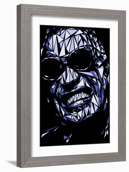 Ray Charles-Cristian Mielu-Framed Premium Giclee Print