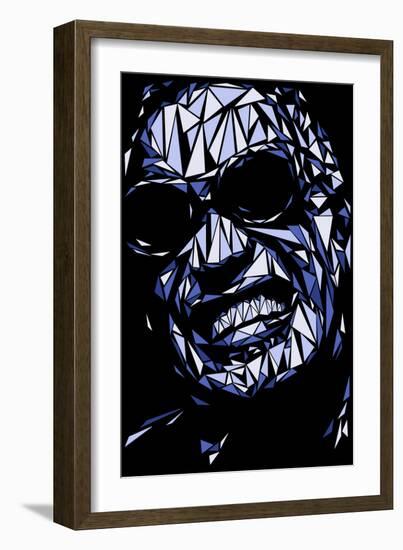 Ray Charles-Cristian Mielu-Framed Premium Giclee Print